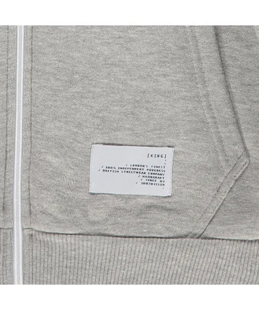 King Apparel - Manor Tracksuit Hoodie - Stone