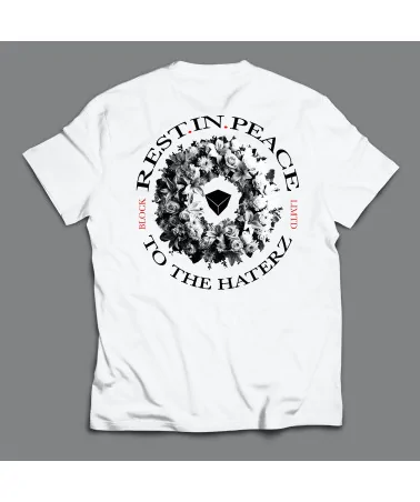 Block Limited - Haterz R.I.P Tee - White