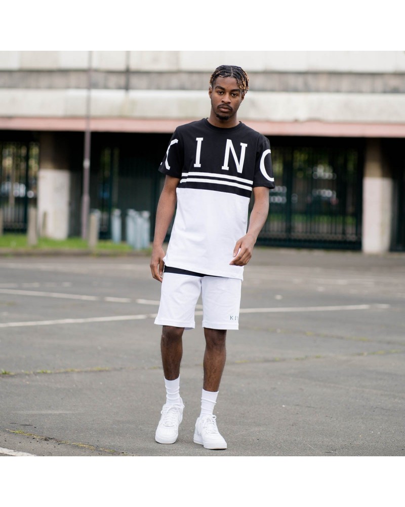 King Apparel - Leyton Twin Tee - Black / White