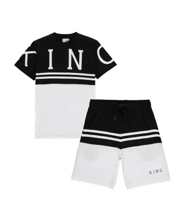 King Apparel - Leyton Twin Tee - Black / White