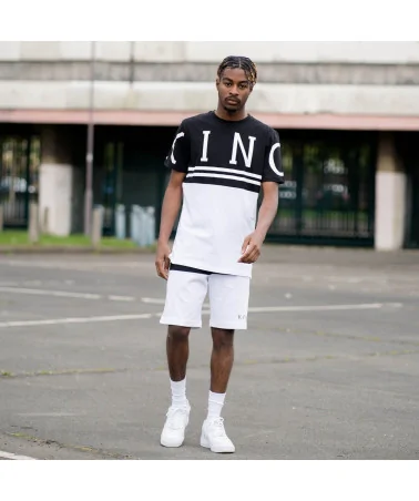 King Apparel - Leyton Twin Tee - Black / White