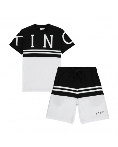 King Apparel - Leyton Twin Tee - Black / White