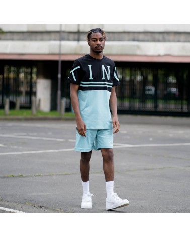 King Apparel - Leyton Twin Tee - Black / Sky