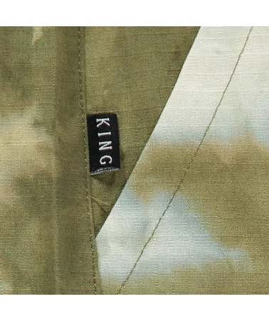 King Apparel - Earlham Cargo Shorts - Camo Acid Wash | blockshops