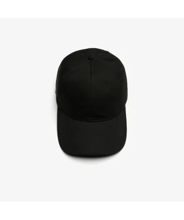 Lacoste Live - Side Logo Curved Cap - Black