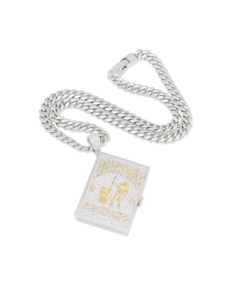 LE Iced Two-Tone Logo Necklace | Death Row Records – King Ice