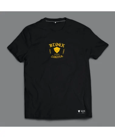 Block Limited - Never Broke Tee - Black/Lightning Yellow | blockshops