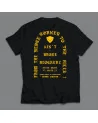 Block Limited - Never Broke Tee - Black/Lightning Yellow | blockshops