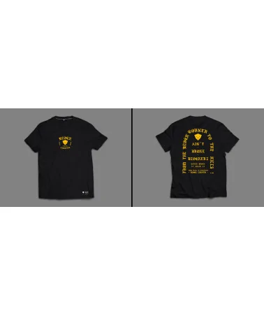 Block Limited - Never Broke Tee - Black/Lightning Yellow | blockshops