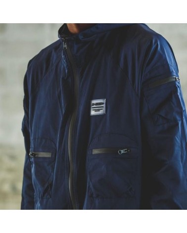 8 & 9 Clothing - Combat Nylon Jacket - Iridescent Navy