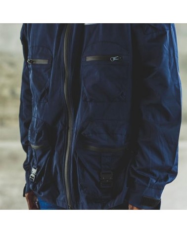 8 & 9 Clothing - Combat Nylon Jacket - Iridescent Navy