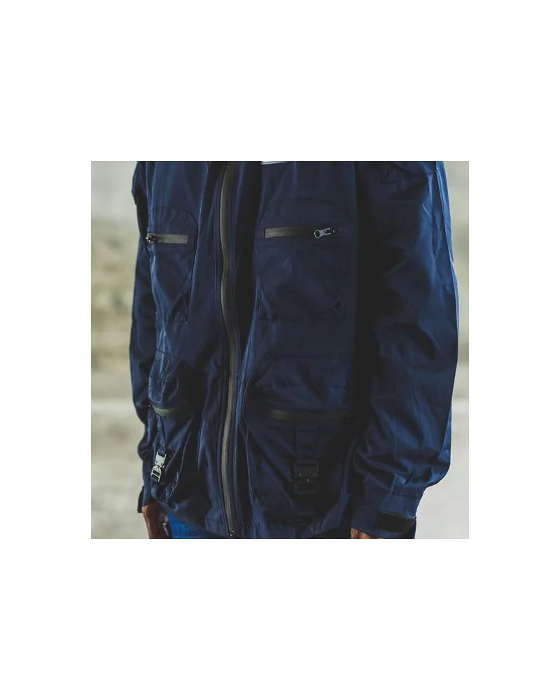 8 & 9 Clothing - Combat Nylon Jacket - Iridescent Navy