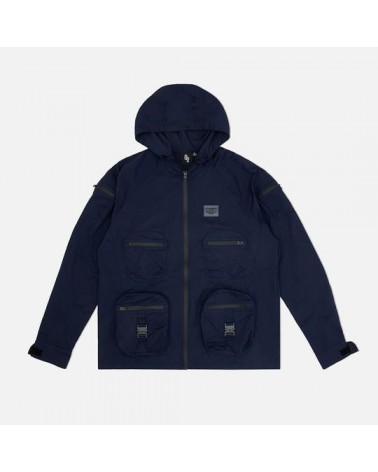 8 & 9 Clothing - Combat Nylon Jacket - Iridescent Navy