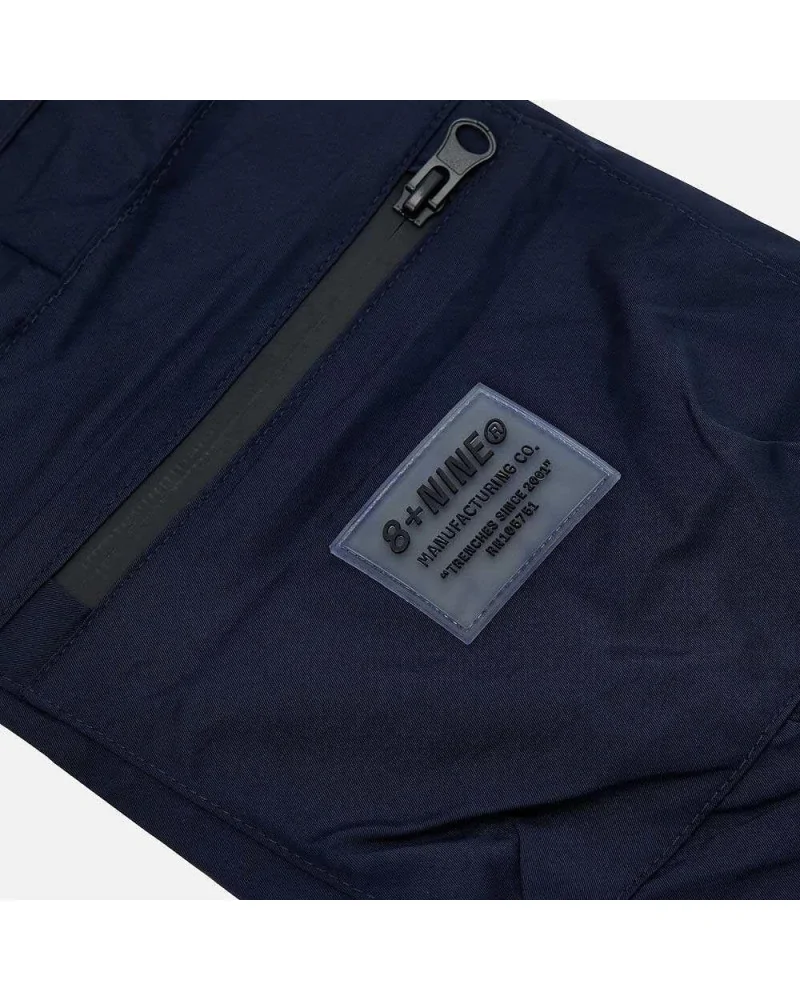 8 & 9 Clothing - Combat Nylon Jacket - Iridescent Navy