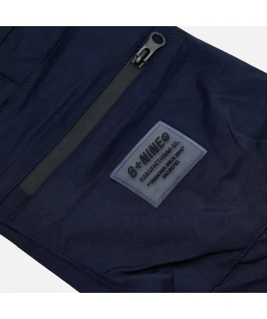 8 & 9 Clothing - Combat Nylon Jacket - Iridescent Navy