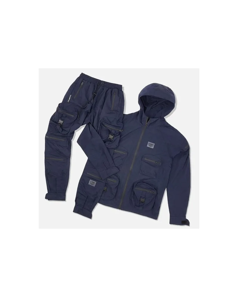 8 & 9 Clothing - Combat Nylon Jacket - Iridescent Navy