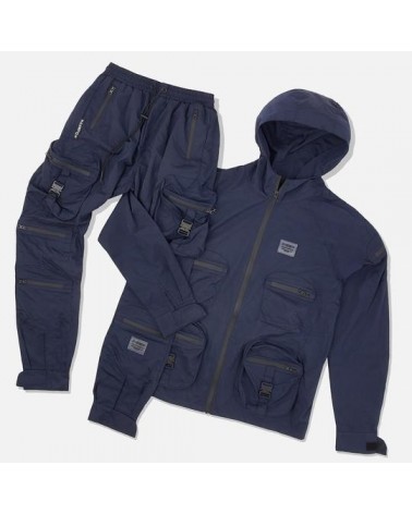 8 & 9 Clothing - Combat Nylon Jacket - Iridescent Navy