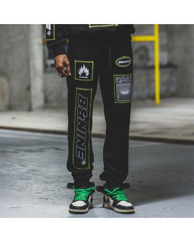 8 & 9 Clothing - Acid Sweatpants - Black