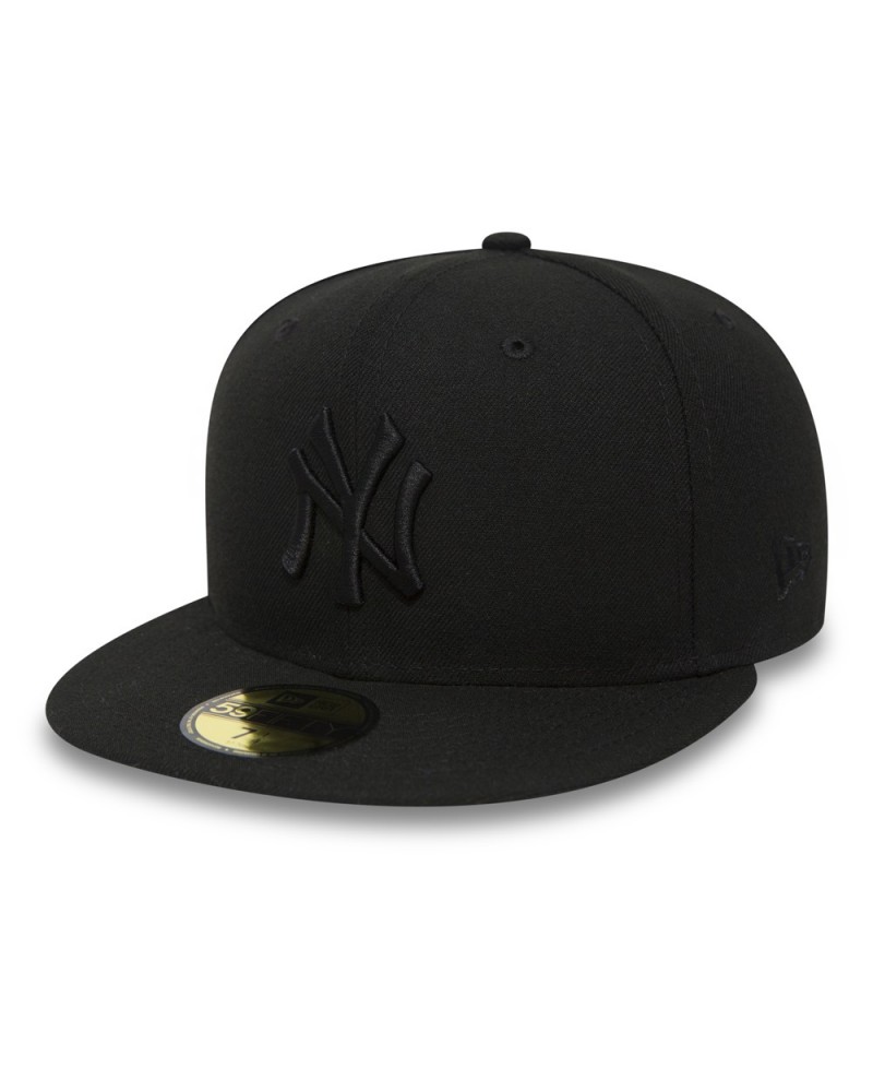 New Era - New York Yankees Black on Black 59FIFTY Fitted Cap - Black