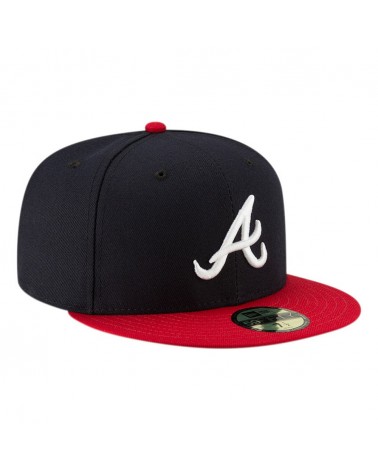 New Era - Atlanta Braves Authentic On Field Home 59FIFTY Fitted Cap - Navy