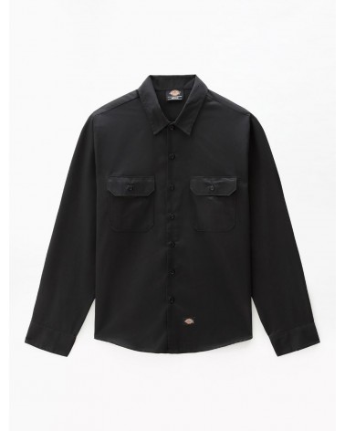 Dickies Life - Long Sleeve Work Shirt - Black