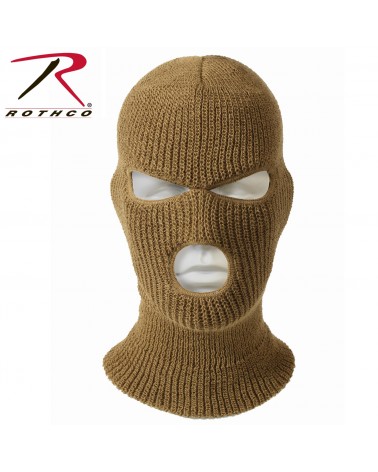 Rothco - 3 Hole Face Mask  - Coyote Brown