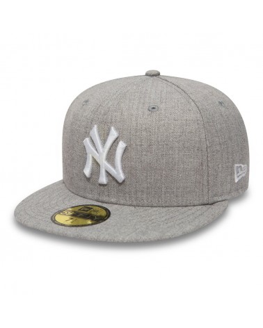 New Era - New York Yankees Essential 59FIFTY Fitted Cap - Heather Grey