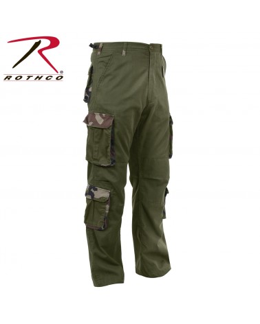 Rothco - Vintage Camo Paratrooper Fatigue Pants - Olive Drab