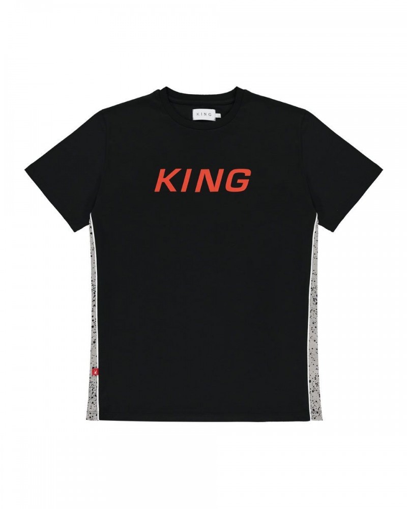 King Apparel - Tennyson ' Jordan ' Tee - Black / Speakle