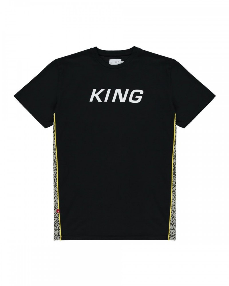 King Apparel - Tennyson ' Jordan ' Tee - Black Elephant