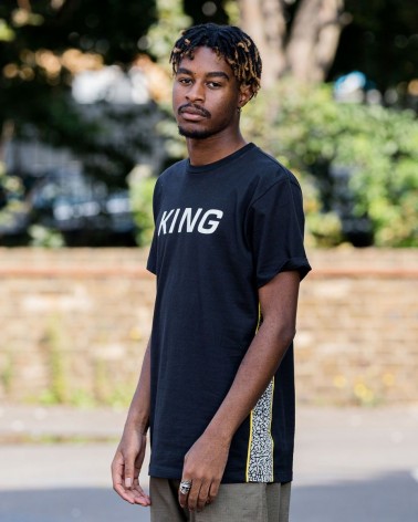 King Apparel - Tennyson ' Jordan ' Tee - Black Elephant