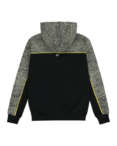 King Apparel - Tennyson 'Jordan' Tracksuit Hoodie - Black / Elephant