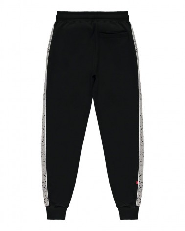 King Apparel Tennyson Tracksuit Bottoms Black/Red