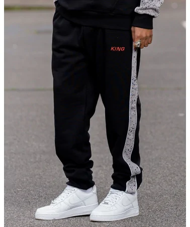 King Apparel - Tennyson ' Jordan ' Bottoms - Black / Speakle