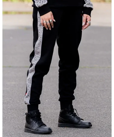 King Apparel - Tennyson ' Jordan ' Bottoms - Black / Speakle