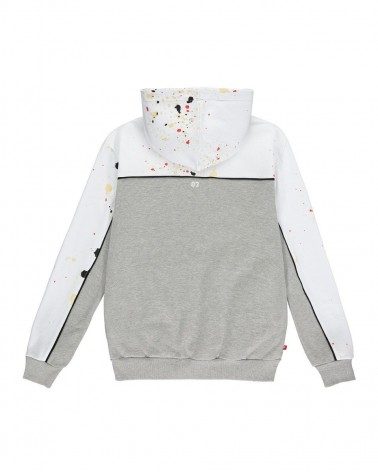 King Apparel - Tennyson 'Jordan' Tracksuit Hoodie - Grey Paint Splatter