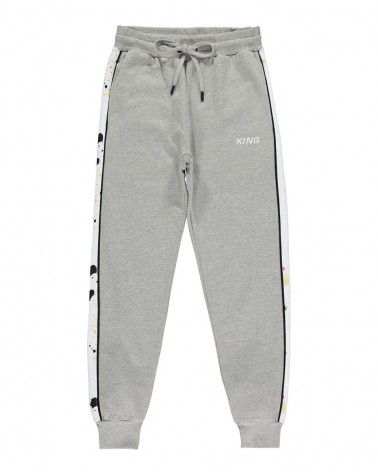 King Apparel - Tennyson ' Jordan ' Bottoms - Grey Paint Splatter