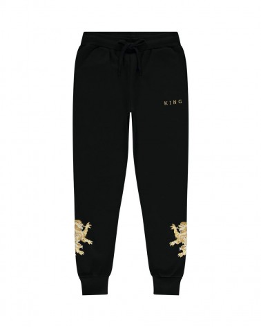 King Apparel - Prestige Tracksuit Bottoms - Black