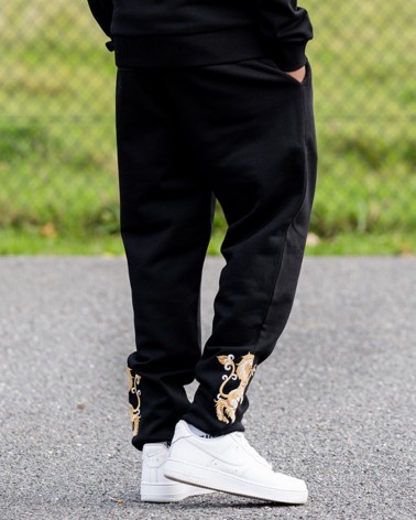 King Apparel - Prestige Tracksuit Bottoms - Black