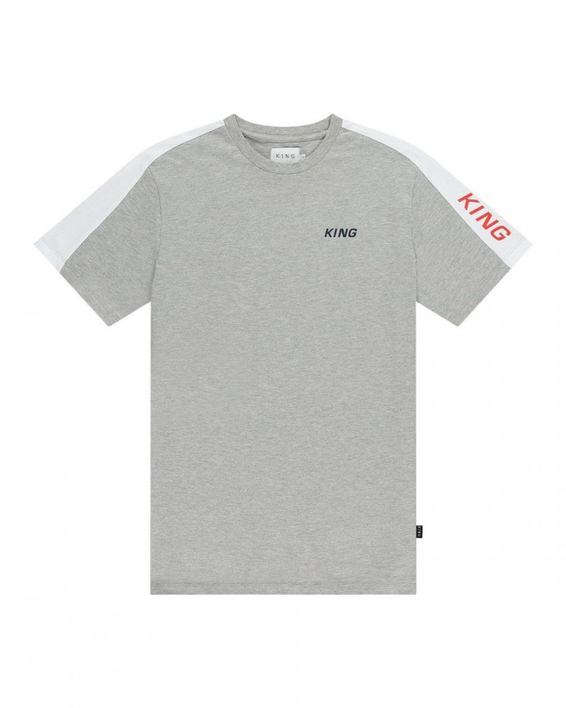 King Apparel - Manor Tee - Stone Grey