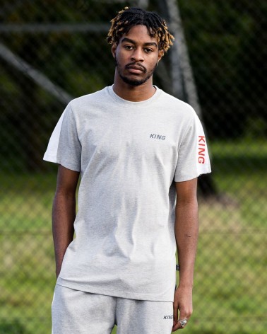 King Apparel - Manor Tee - Stone Grey