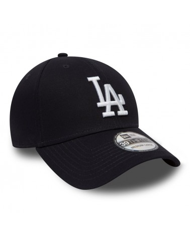 New Era - LA Dodgers 39THIRTY Fitted Curved Cap - Navy / White