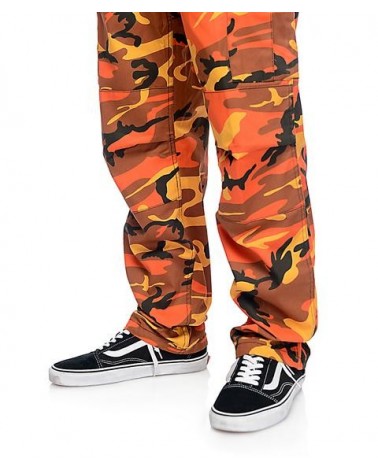 Tactical Camouflage BDU Pants - Orange