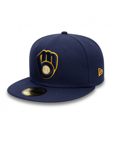 NEW ERA - Milwaukee Brewers AC 59FIFTY Fitted Cap - Navy