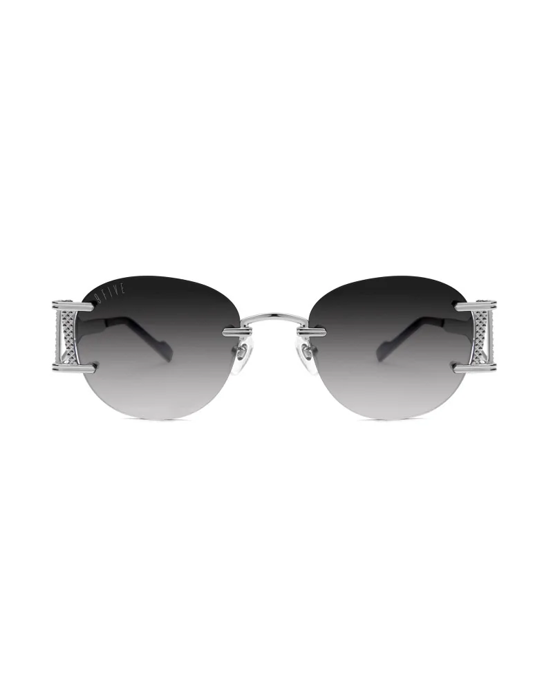 9Five Eyewear - Legacy Lite Gradient Sunglasses - Platinum | blocks...