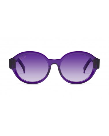mostrador policía estante 9Five Eyewear - Drips Showtime Gradient Sunglasses - Purple / Gold ...