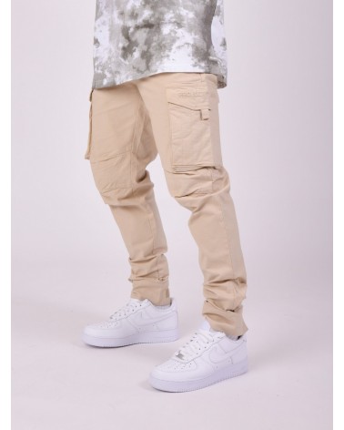 Project X Paris - Textured fabric Cargo Pant - Ivory