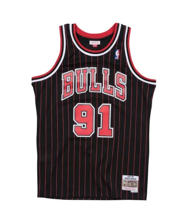 Mitchell & Ness - Swingman Jersey Swingman Jersey Chicago Bulls Alternate 1995-96 Dennis Rodman - Black / Red
