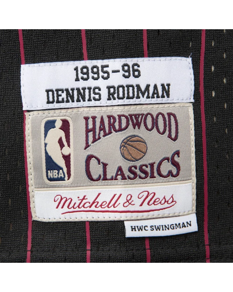 Mitchell & Ness - Swingman Jersey Swingman Jersey Chicago Bulls Alternate 1995-96 Dennis Rodman - Black / Red