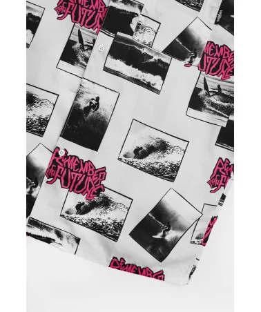 Wasted - Shirt Allover Remember - White | blockshops